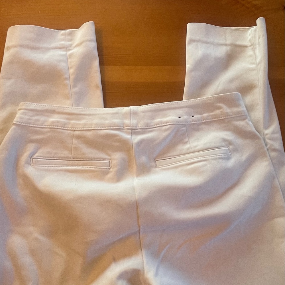 Chaps white cotton pants slim fit - Picture 6 of 6